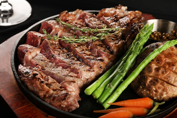Wood-fired steak